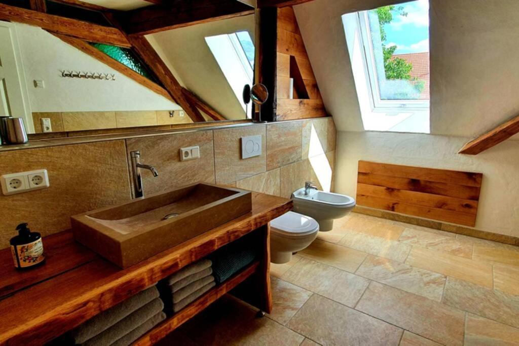 Apartment Vertex Creglingen Bagian luar foto